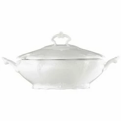 Hutschenreuther Schüssel Mit Deckel 1,5 L Baronesse Weiß