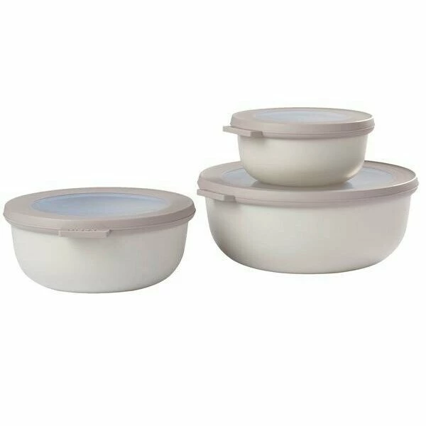 Mepal Multischüssel 3er-Set Cirqula Flach Nordic White 1 Mepal Multischüssel 3er-Set Cirqula Flach Nordic White
