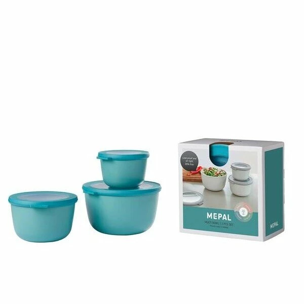 Mepal Multischüssel 3er-Set Hoch Cirqula Nordic Green 2 Mepal Multischüssel 3er-Set Hoch Cirqula Nordic Green – Bild 2